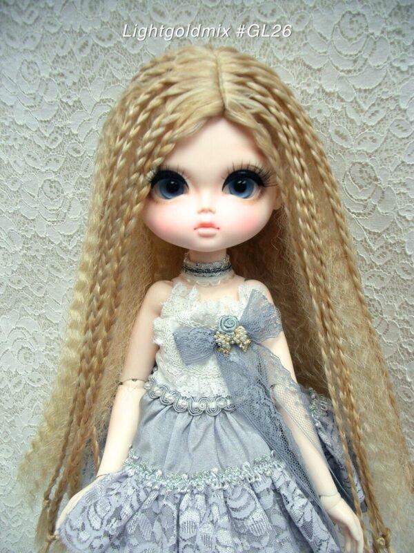 Wig / 11-12 inch / Braided Hair (Lightgoldmix #GL26)