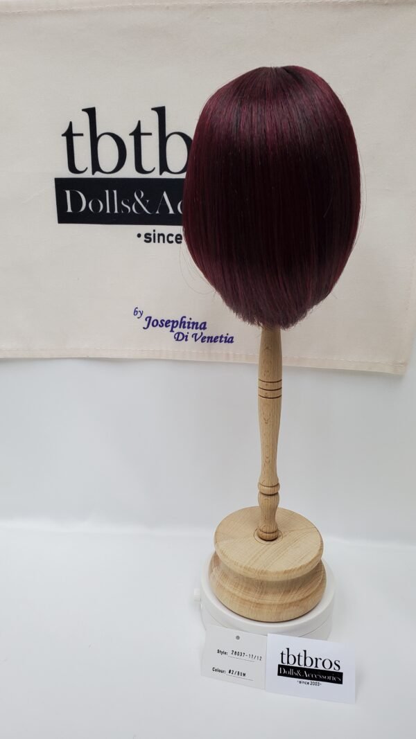 Wig / 11-12 inch / Semi-long One-length (Burgundy #2/BUM)