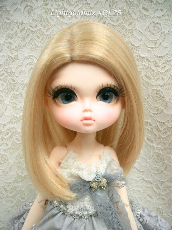 Wig / 11-12 inch / Semi-long One-length (Lightgoldmix #GL26)