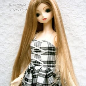 Wig / 9-10 inch / One-length Long Straight *60cm (Brownmix #27/613M)
