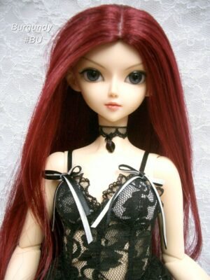 Wig / 9-10 inch / One-length Long Straight *60cm (Burgundy #BU)