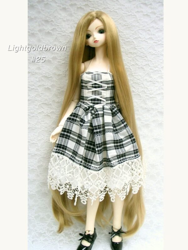 Wig / 9-10 inch / One-length Long Straight *60cm (Lightgoldbrown #25)