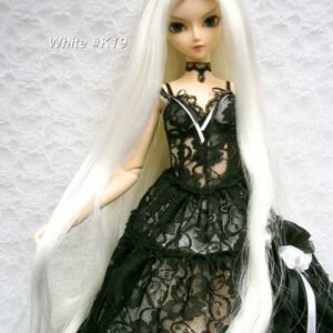 Wig / 9-10 inch / One-length Long Straight *60cm (White #K19)