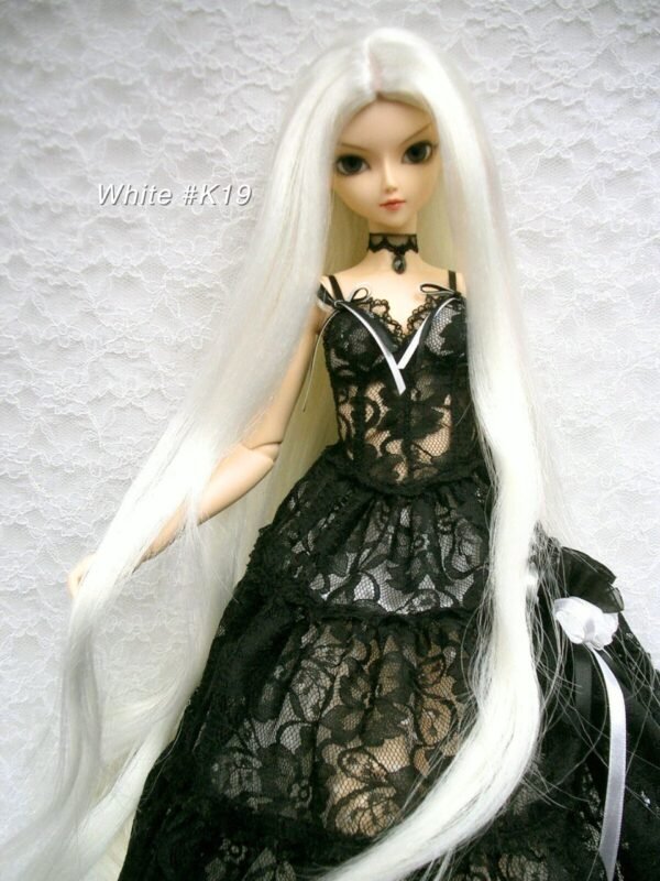 Wig / 9-10 inch / One-length Long Straight *60cm (White #K19)