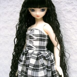 Wig / 9-10 inch / Super Long Wave (Black #1B)