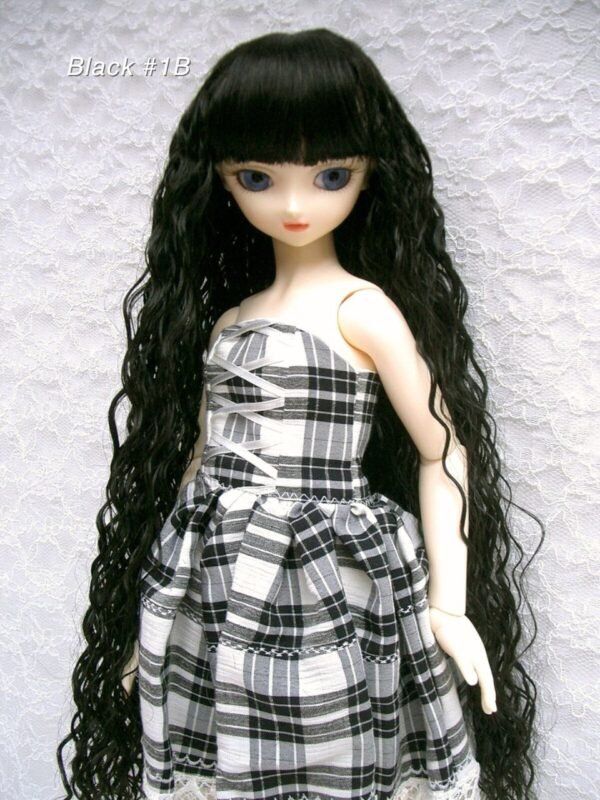 Wig / 9-10 inch / Super Long Wave (Black #1B)