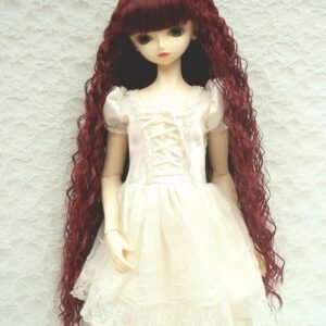 Wig / 9-10 inch / Super Long Wave (Burgundymix #1B/BUM)