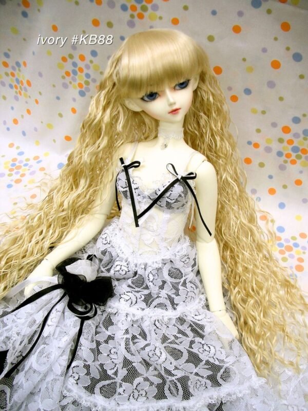 Wig / 9-10 inch / Super Long Wave (Ivory #KB88)