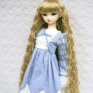 Wig / 9-10 inch / Super Long Wave (Lightgoldbrown #25)