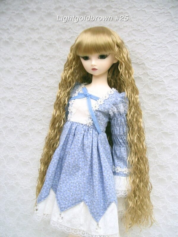 Wig / 9-10 inch / Super Long Wave (Lightgoldbrown #25)