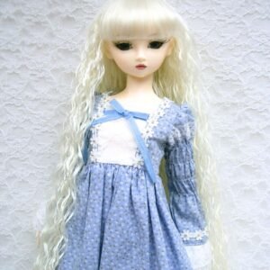 Wig / 9-10 inch / Super Long Wave (White #1001)