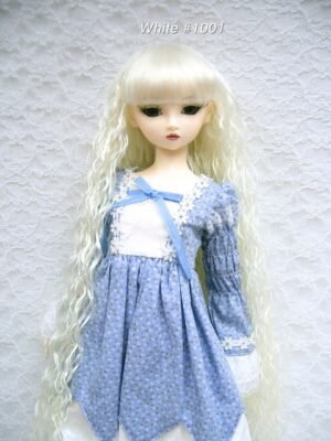 Wig / 9-10 inch / Super Long Wave (White #1001)