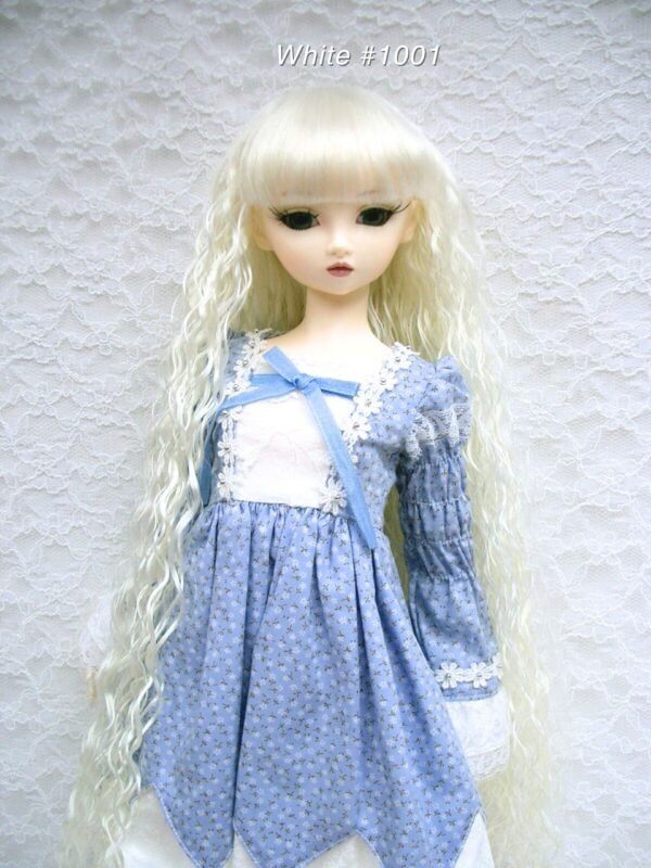 Wig / 9-10 inch / Super Long Wave (White #1001)