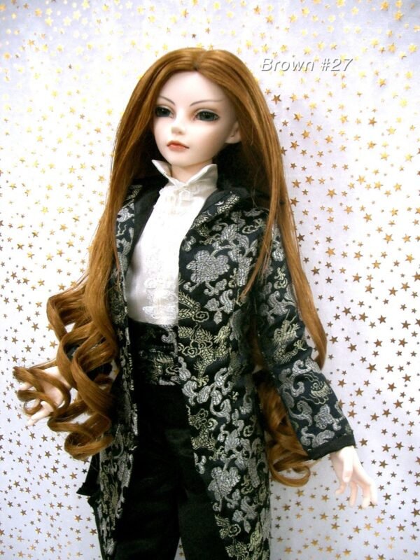 Wig / 9-10 inch / Long Loose Curls at the end (Brown #27)