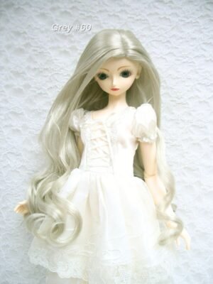 Wig / 9-10 inch / Long Loose Curls at the end (Grey #60)