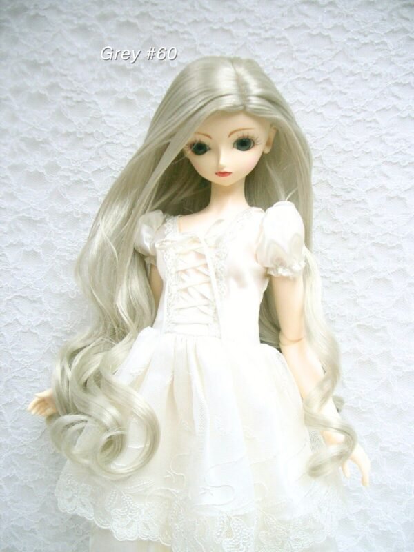 Wig / 9-10 inch / Long Loose Curls at the end (Grey #60)