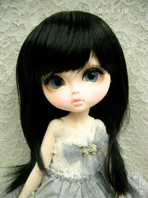 Wig / 11-12 inch / Semi-long Shaggy (Black #1B)