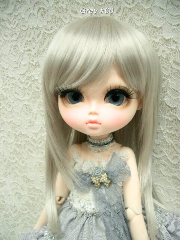 Wig / 11-12 inch / Semi-long Shaggy (Grey #60)