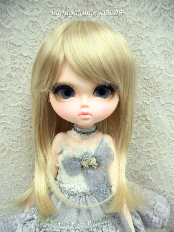 Wig / 11-12 inch / Semi-long Shaggy (Lightgoldmix #GL26)