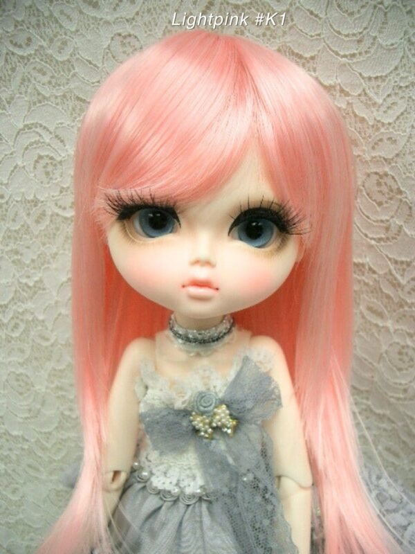 Wig / 11-12 inch / Semi-long Shaggy (Light pink #K1)