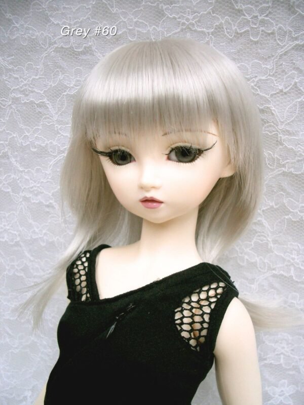 Wig / 9-10 inch / Shaggy Short (Grey #60)