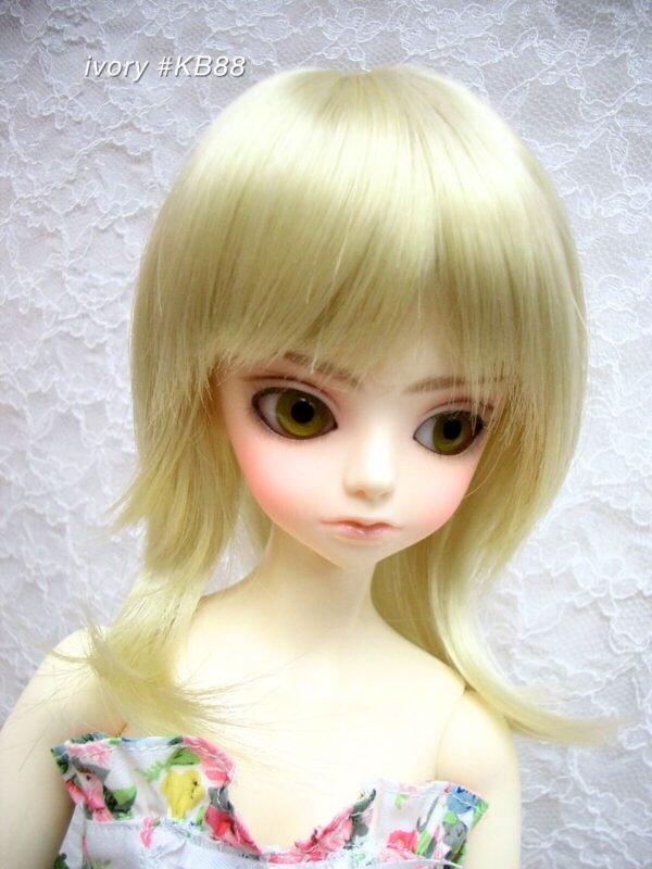Wig / 9-10 inch / Shaggy Short (Ivory #KB88)