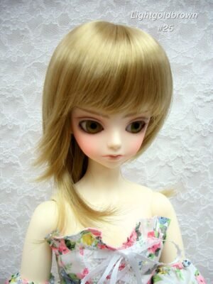 Wig / 9-10 inch / Shaggy Short (Lightgoldbrown #25)