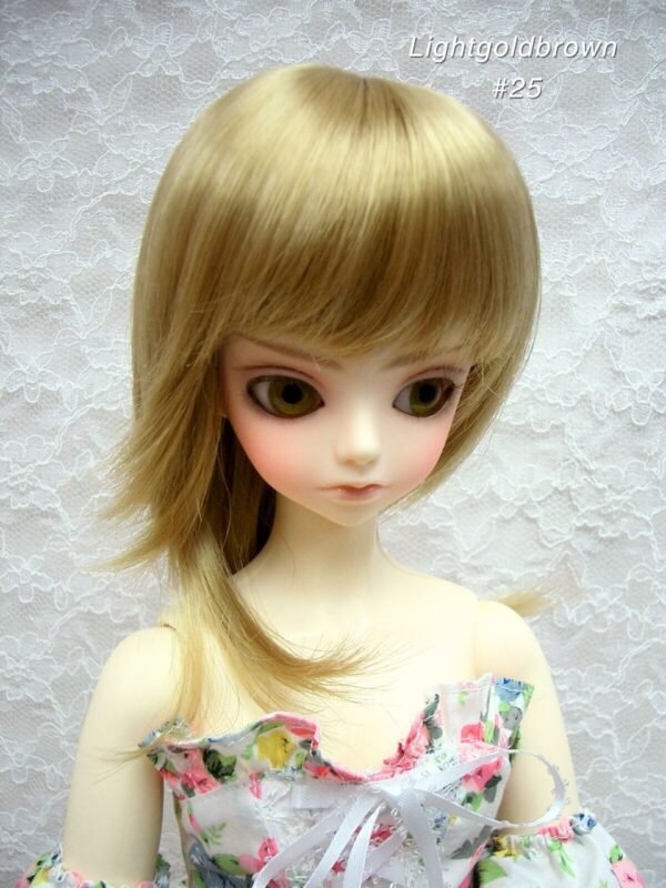 Wig / 9-10 inch / Shaggy Short (Lightgoldbrown #25)