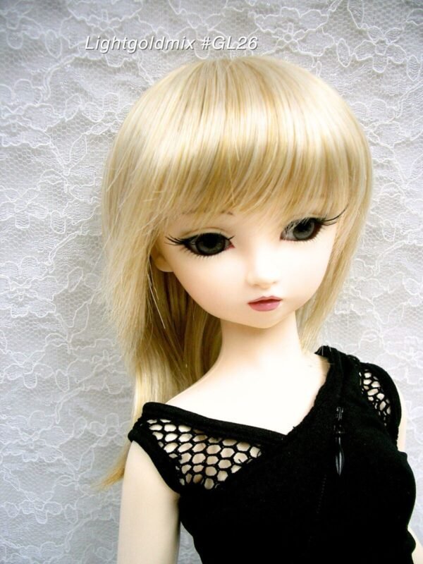 Wig / 9-10 inch / Shaggy Short (Lightgoldmix #GL26)