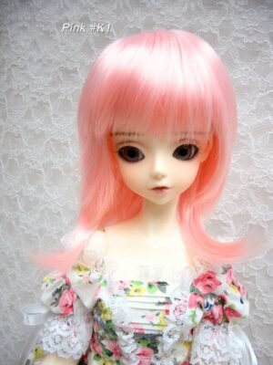 Wig / 9-10 inch / Shaggy Short (Pink #K1)