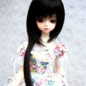 Wig / 9-10 inch / Long Shaggy (Black #2)