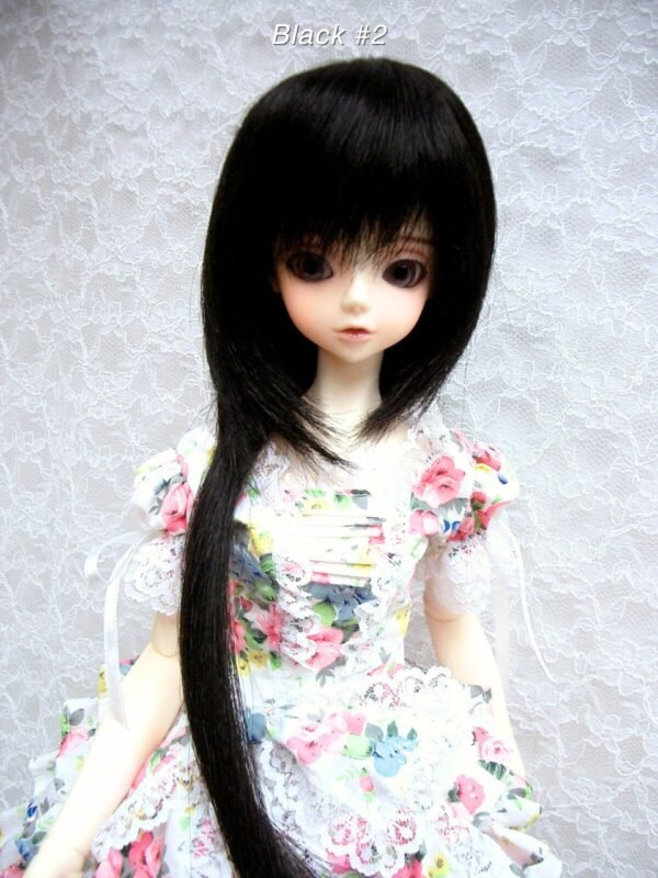 Wig / 9-10 inch / Long Shaggy (Black #2)