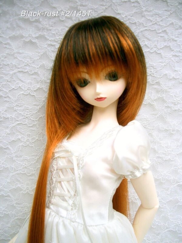 Wig / 9-10 inch / Long Shaggy (Black-rust #2/145T)