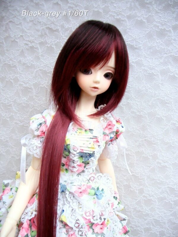 Wig / 9-10 inch / Long Shaggy (Black-wine #2/39T)