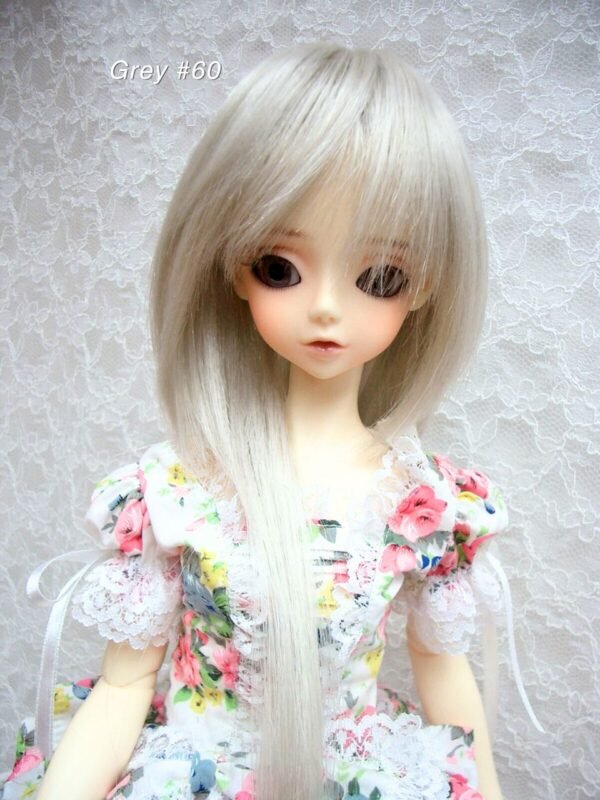 Wig / 9-10 inch / Long Shaggy (Grey #60)