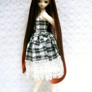 Wig / 9-10 inch / One-length Long Straight *50cm (Black-carrot #1B/130+350T)