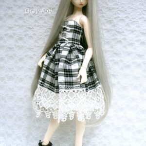 Wig / 9-10 inch / One-length Long Straight *50cm (Greymix #56)
