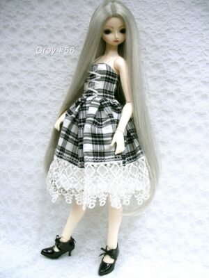 Wig / 9-10 inch / One-length Long Straight *50cm (Greymix #56)