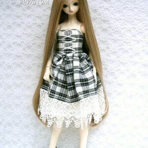 Wig / 9-10 inch / One-length Long Straight *50cm (Brown-ivory #27/613M)
