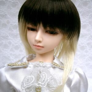 Wig / 9-10 inch / Shaggy Short (Darkbrown-lightgold #4/163)