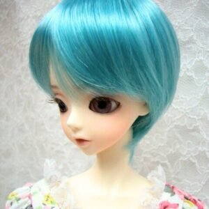 Wig / 9-10 inch / Short with a tail (Blue #K3)