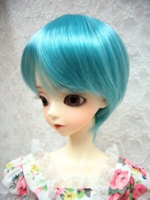 Wig / 9-10 inch / Short with a tail (Blue #K3)