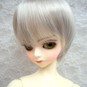 Wig / 9-10 inch / Short with a tail  (Grey #60)