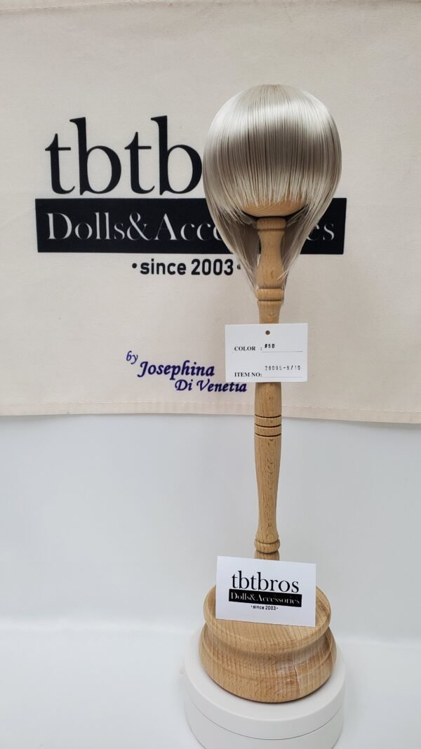 Wig / 9-10 inch / Short with a tail  (Grey #60)