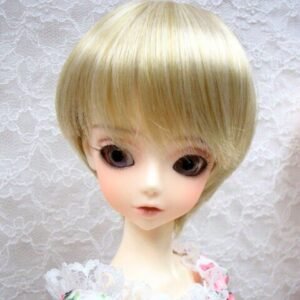 Wig / 9-10 inch / Short with a tail (Lightgoldmix #GL26)