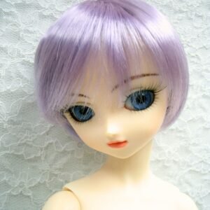 Wig / 9-10 inch / Short with a tail (Purple #K5)