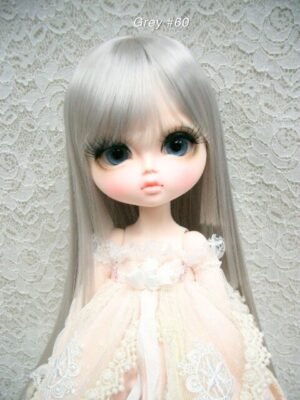 Wig / 11-12 inch / Princess-cut Long (Grey #60)
