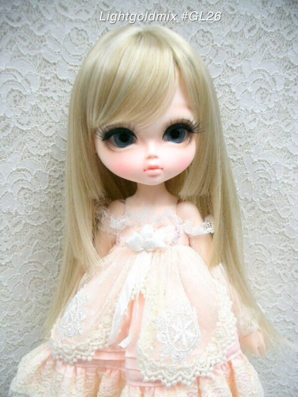 Wig / 11-12 inch / Princess-cut Long (Lightgoldmix #GL26)