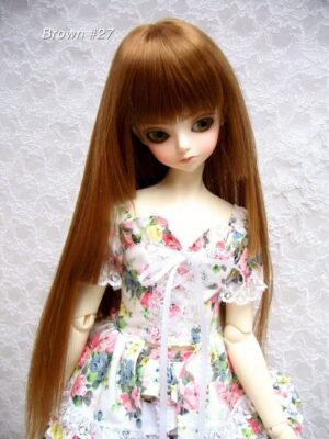 Wig / 9-10 inch / Princess-cut Long (Brown #27)