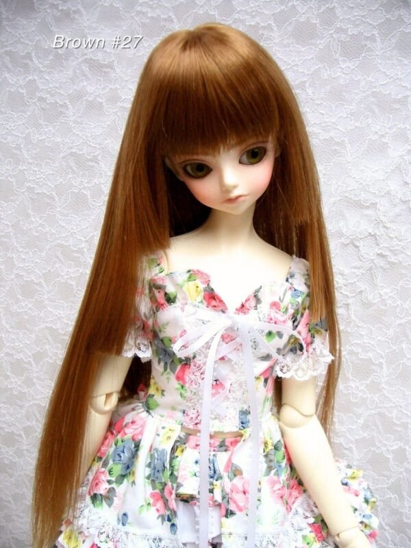 Wig / 9-10 inch / Princess-cut Long (Brown #27)